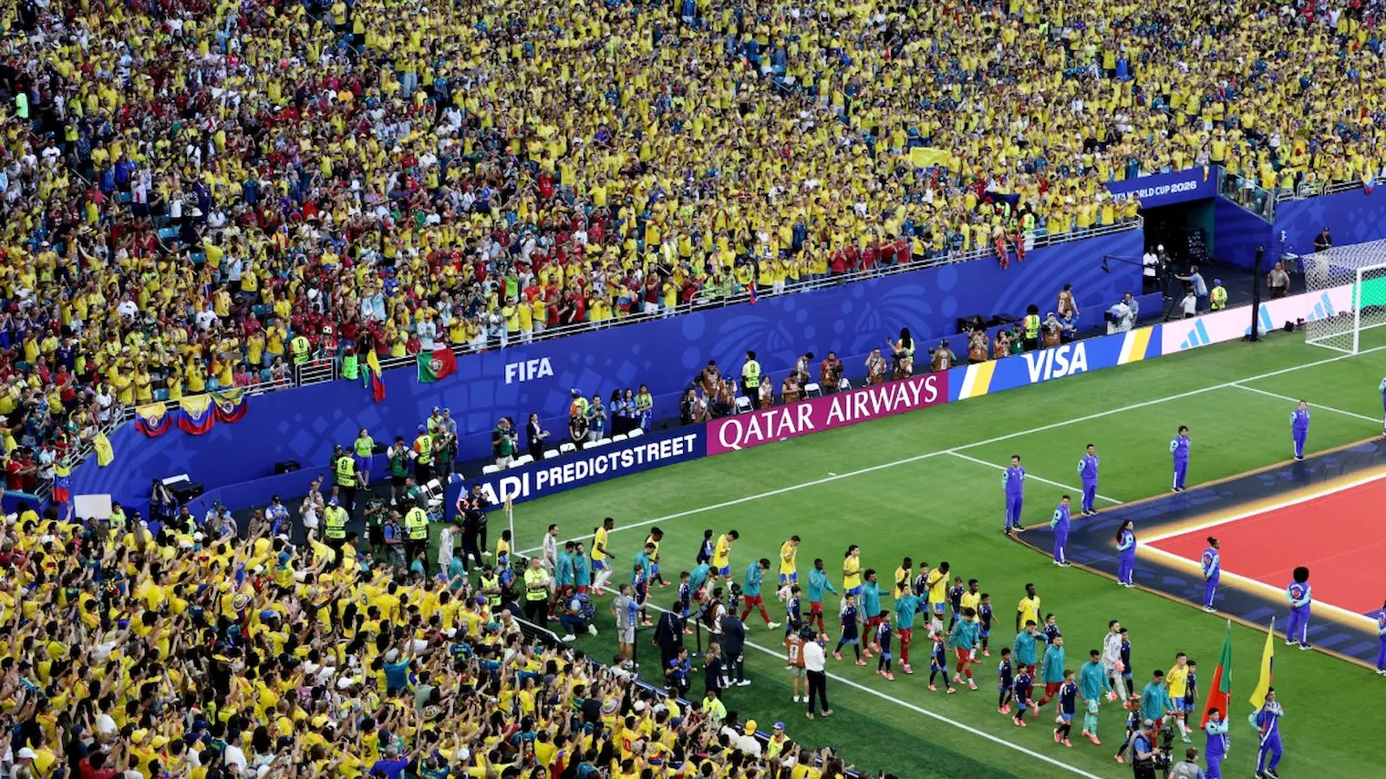 Afición colombiana en Miami