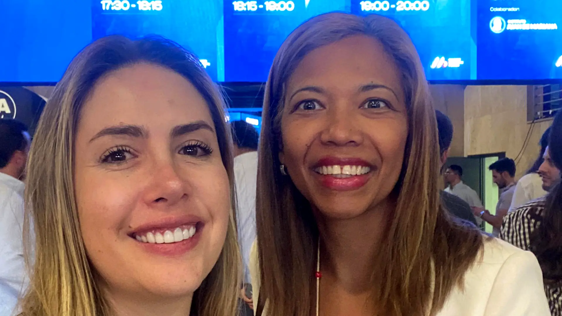 Cristina y Tatiana en el Madrid Economic Forum